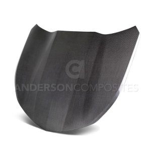 Chevrolet Camaro Hood - Anderson Composites - OE Style, Non Vented - Carbon Fiber - `16-`18